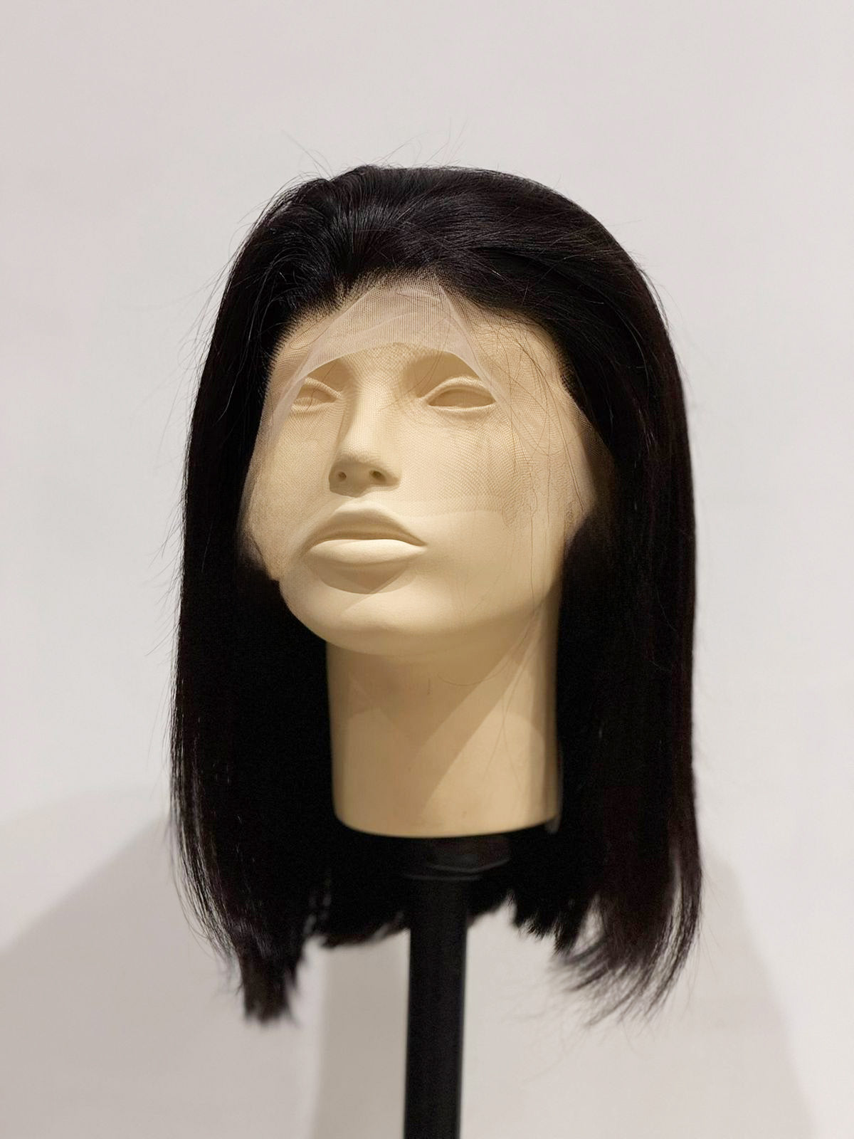 Bob Wig 13x4 | Straight | 12" | Color 1B# | TS Lace